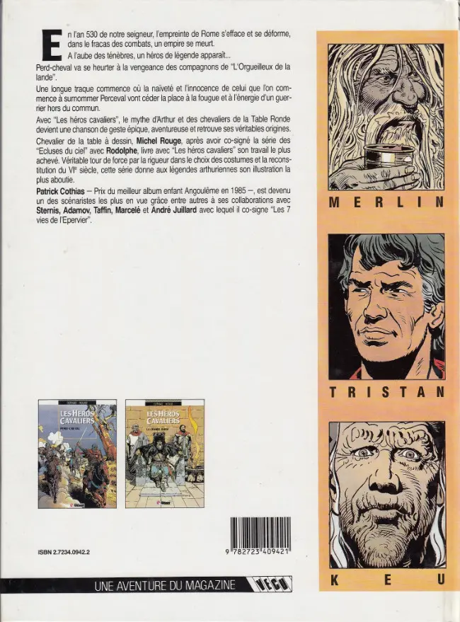 Verso de l'album Les Héros cavaliers Tome 2 La grande ourse