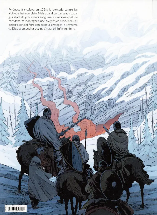Verso de l'album Le Lac de Feu Tome 1