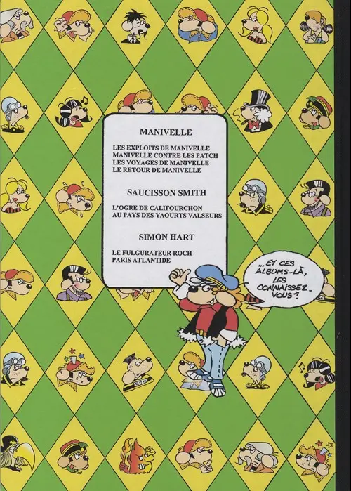 Verso de l'album Manivelle Tome 1 Les exploits de Manivelle