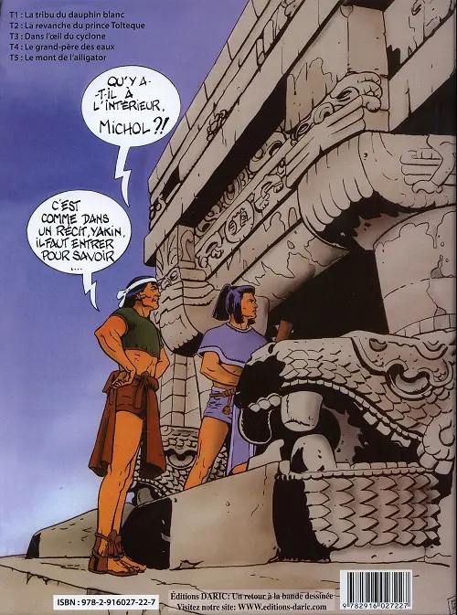 Verso de l'album Mayas Tome 5 Le mont de l'alligator