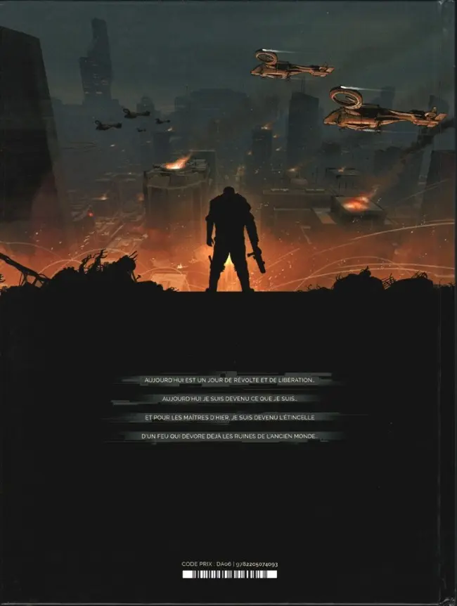 Verso de l'album Mémoires de la guerre civile Tome 1