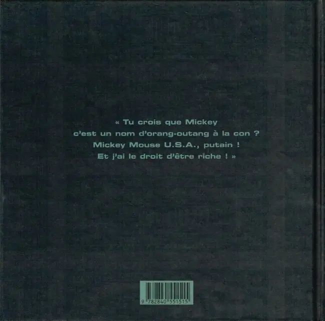 Verso de l'album Mickey Mickey