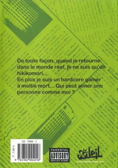 Verso de l'album NHK - Bienvenue dans la NHK 03