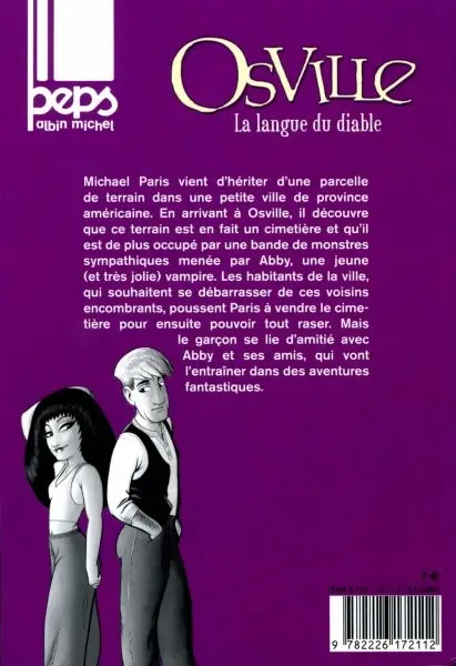 Verso de l'album Osville Tome 1 La langue du diable
