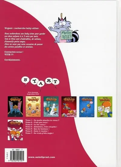 Verso de l'album Les P'tits diables Tome 7 De vrais p'tits anges !