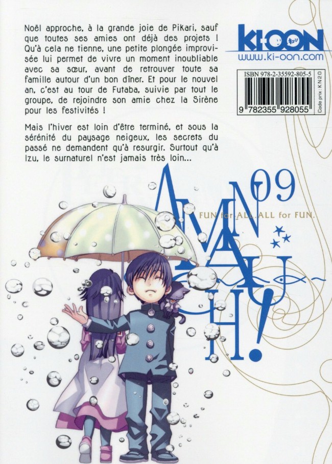 Verso de l'album Amanchu ! 9