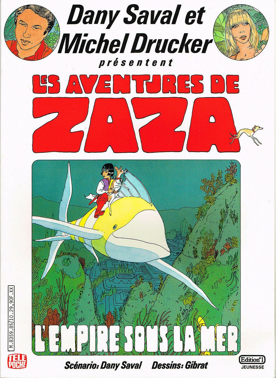 Couverture de l'album Les aventures de Zaza Tome 1 L'Empire sous la mer
