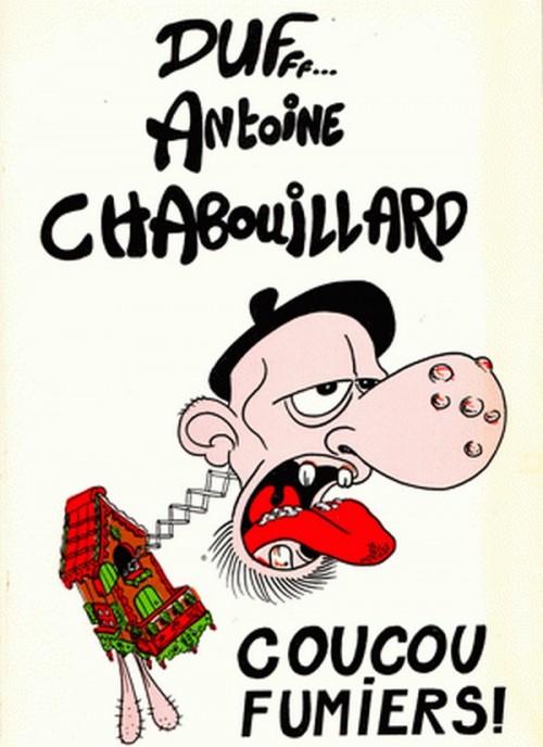 Couverture de l'album Les aventures d'Antoine Chabouillard Tome 1 Coucou fumiers !