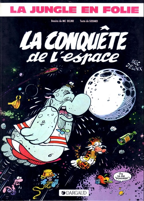 Couverture de l'album La Jungle en folie Tome 3 La conquête de l'espace