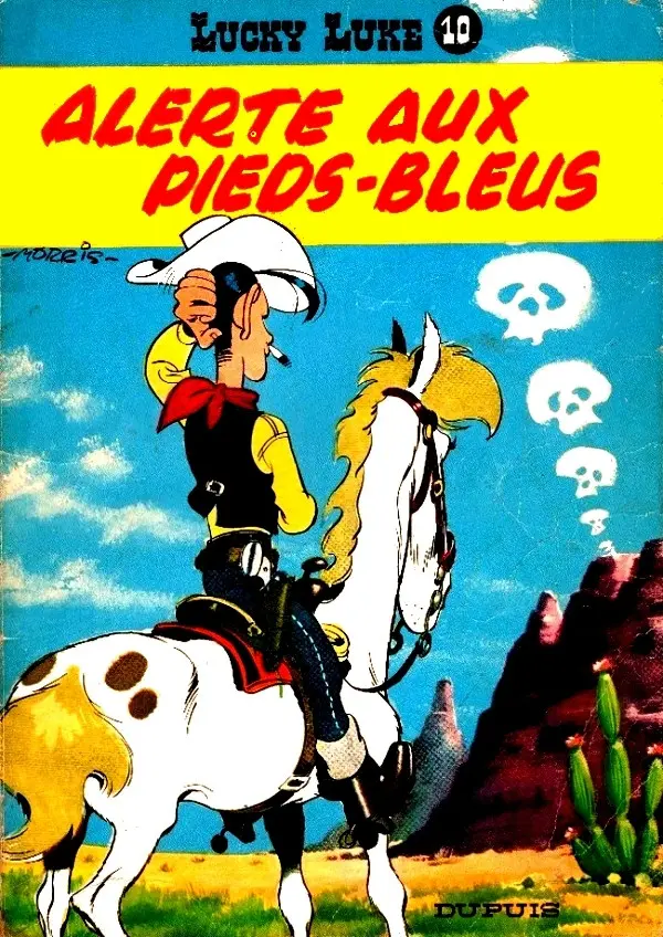 Couverture de l'album Lucky Luke Tome 10 Alerte aux Pieds-Bleus