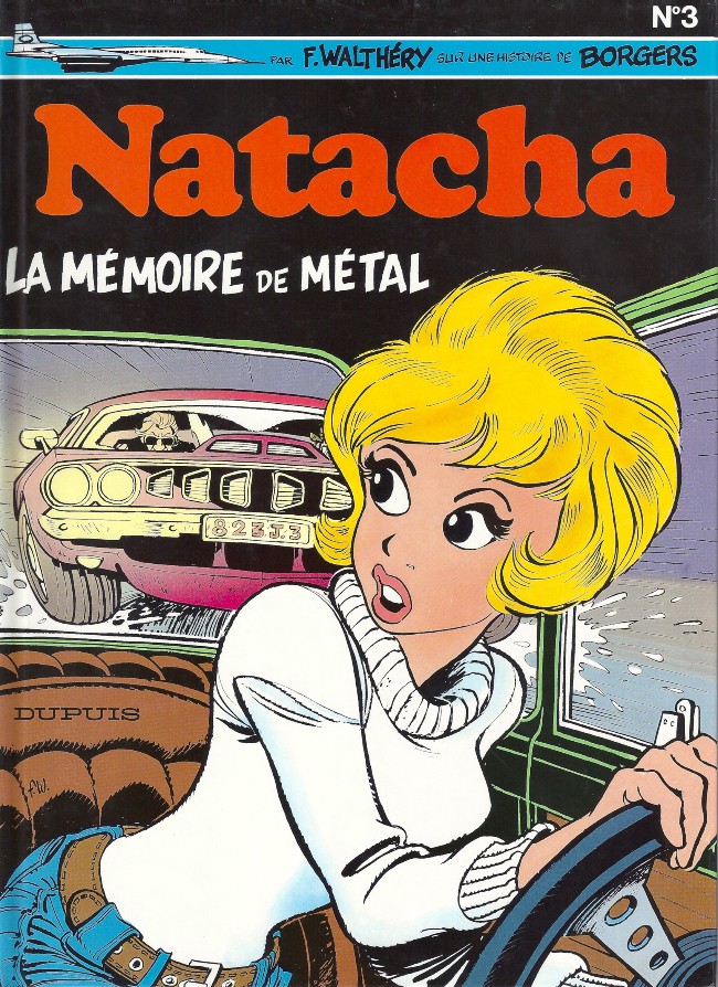 Couverture de l'album Natacha Tome 3 la mémoire de métal
