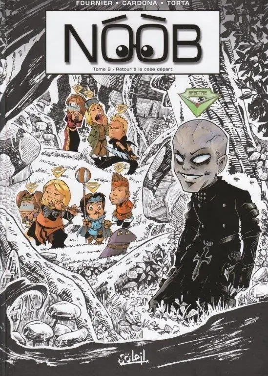 Couverture de l'album NOOB Tome 8 Retour à la case départ