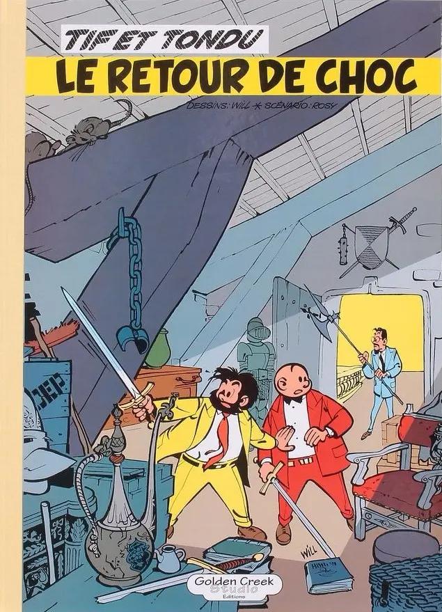 Couverture de l'album Tif et Tondu Tome 5 Le retour de Choc