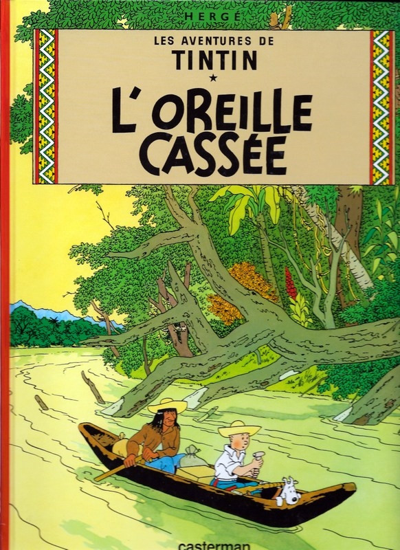 Couverture de l'album Tintin Tome 6 L'oreille cassée