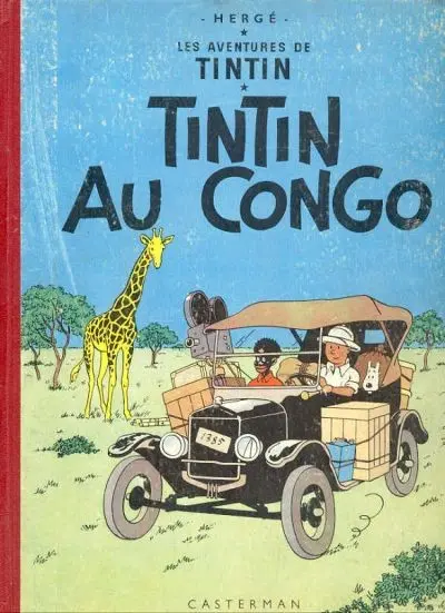 Couverture de l'album Tintin Tome 2 Tintin au congo