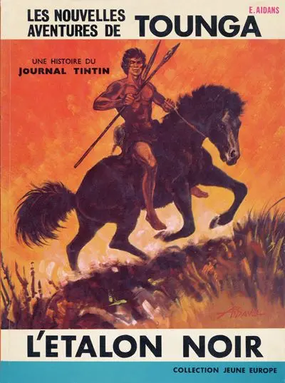 Couverture de l'album Tounga Tome 9 L'étalon noir