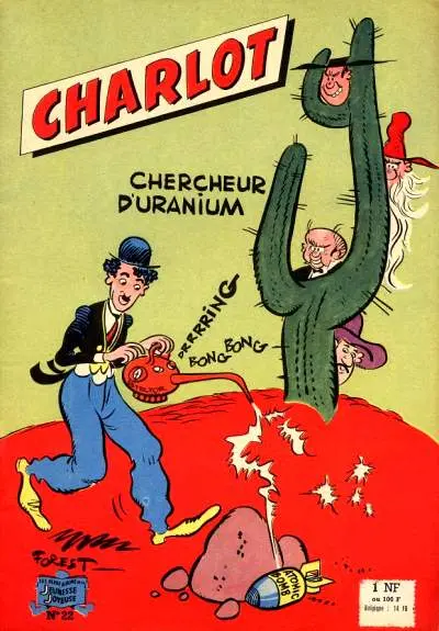 Couverture de l'album Charlot 1ère Série - SPE Tome 22 Charlot chercheur d'uranium