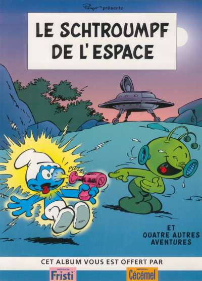 Couverture de l'album Les Schtroumpfs Le Schtroumpf de l'espace