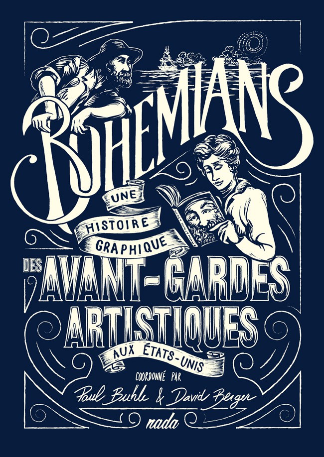 Couverture de l'album Bohemians, une histoire graphique des avant-gardes artistiques aux États-Unis