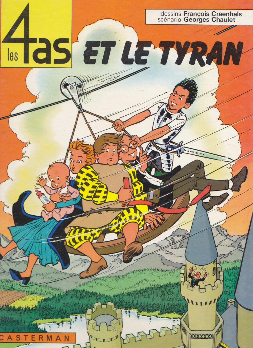 Couverture de l'album Les 4 as Tome 10 Les 4 as et le tyran