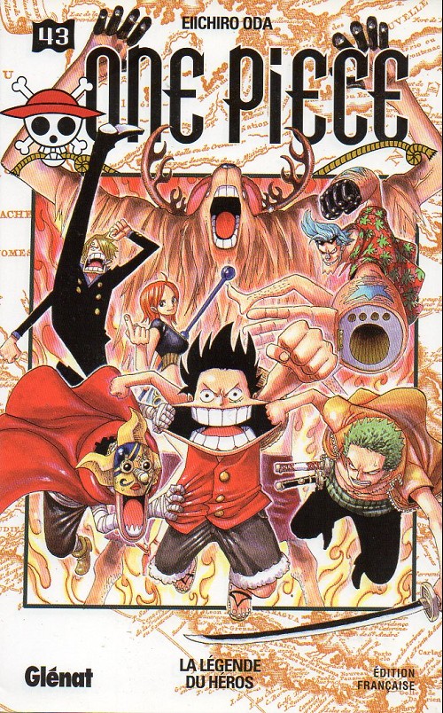 Couverture de l'album One Piece Tome 43 La légende du héros