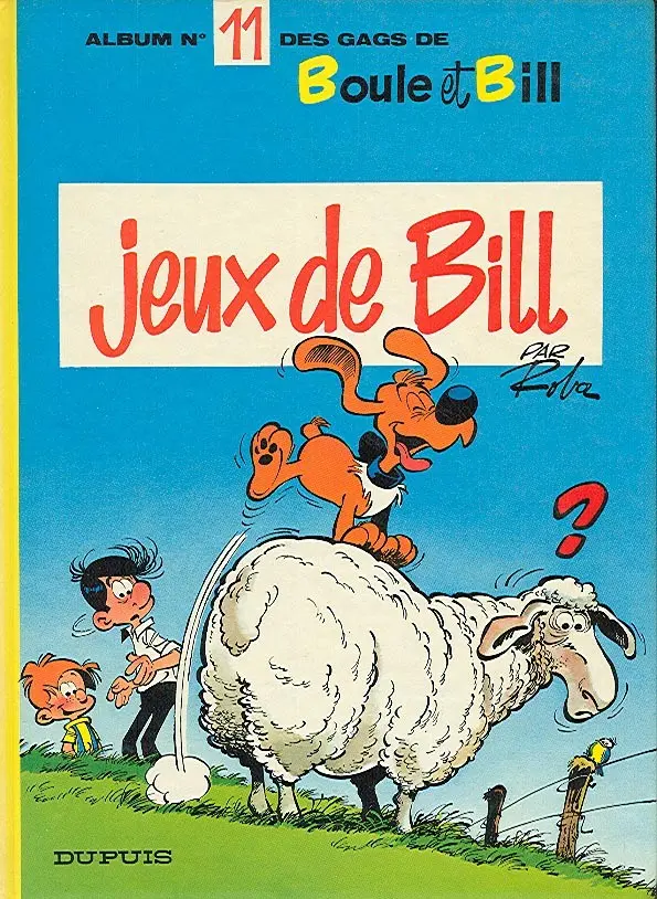 Couverture de l'album Boule & Bill Tome 11 Jeux de Bill