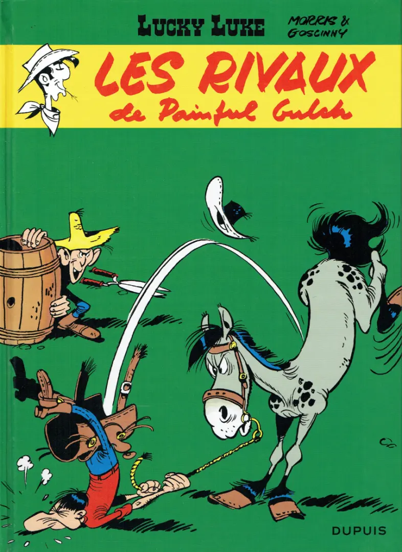 Couverture de l'album Lucky Luke Tome 19 Les rivaux de Painful Gulch