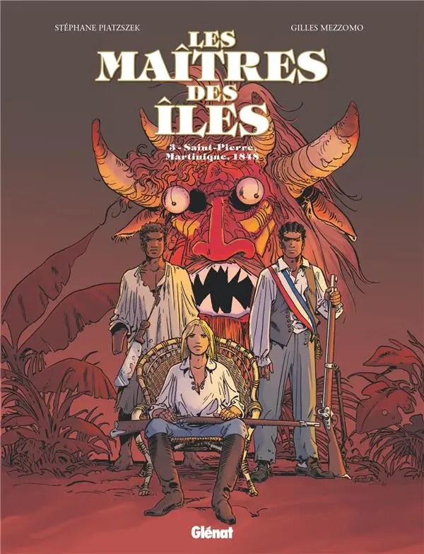 Couverture de l'album Les maîtres des îles Tome 3 Saint-Pierre, Martinique, 1848