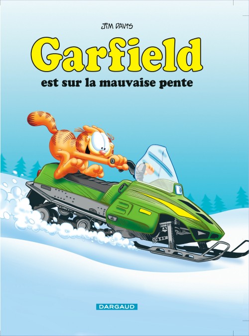 Couverture de l'album Garfield Tome 25 Garfield est sur la mauvaise pente