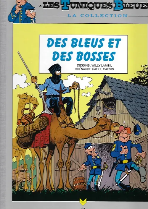 Couverture de l'album Les Tuniques Bleues La Collection (Hachette) Tome 19 Des bleus et des bosses