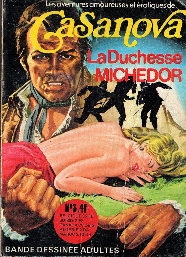 Couverture de l'album Les Aventures amoureuses et érotiques de Casanova Tome 3 La Duchesse Michedor