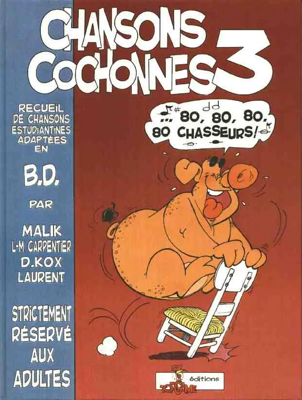Couverture de l'album Chansons cochonnes Tome 3