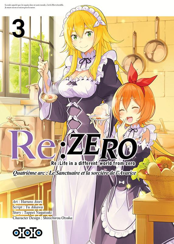 Couverture de l'album Re:Zero (Re : Life in a different world from zero) Vol. 3 Le Sanctuaire et la Sorcière de l'Avarice