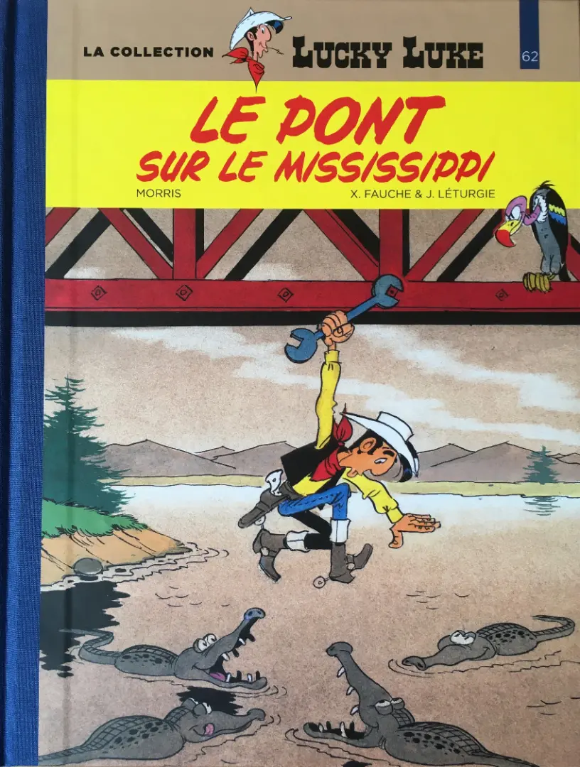 Couverture de l'album Lucky Luke La collection Tome 62 Le pont sur le Mississippi
