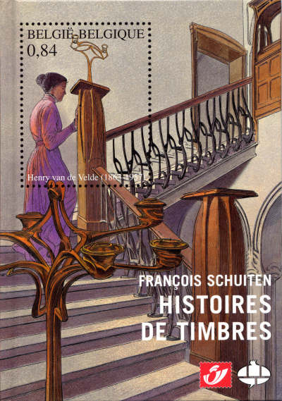 Couverture de l'album François Schuiten - Histoires de timbres