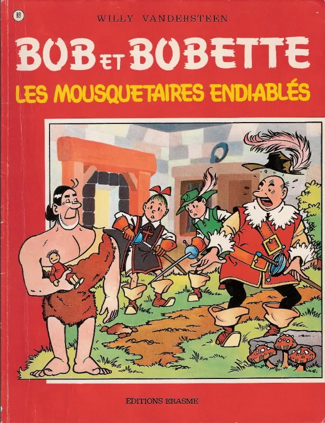 Couverture de l'album Bob et Bobette Tome 89 Les mousquetaires endiablés