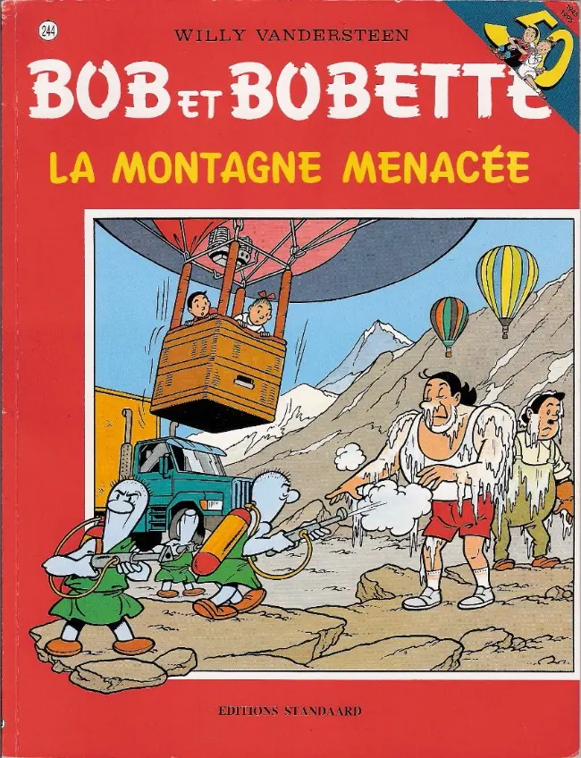 Couverture de l'album Bob et Bobette Tome 244 La montagne menacée