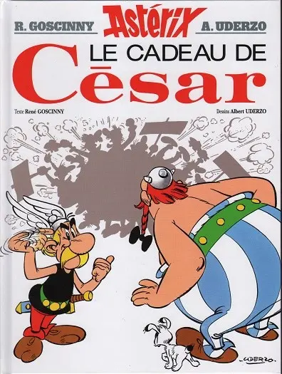 Couverture de l'album Astérix Tome 21 Le cadeau de césar