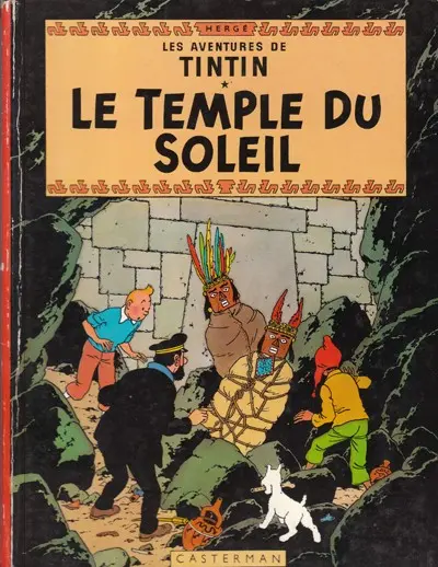 Couverture de l'album Tintin Tome 14 Le temple du soleil