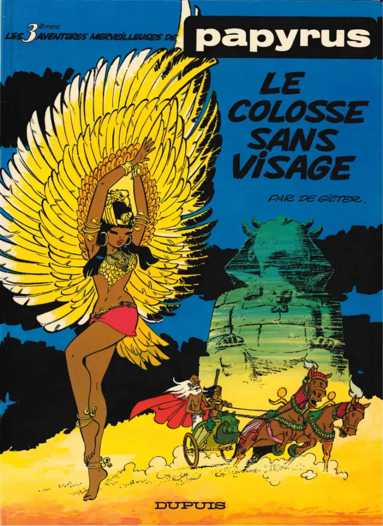 Couverture de l'album Papyrus Tome 3 Le colosse sans visage