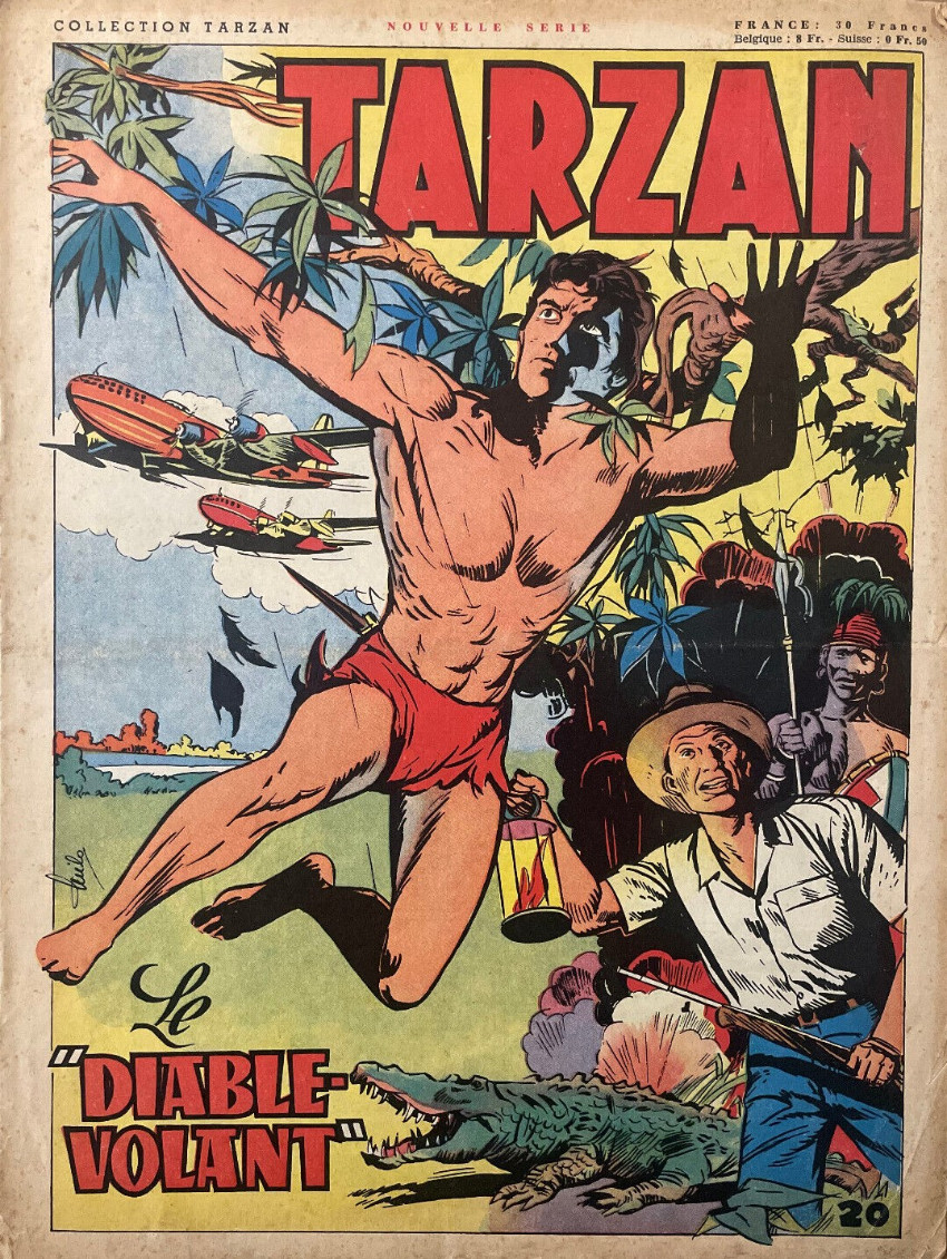 Couverture de l'album Tarzan (collection Tarzan) 20 Le Diable-volant