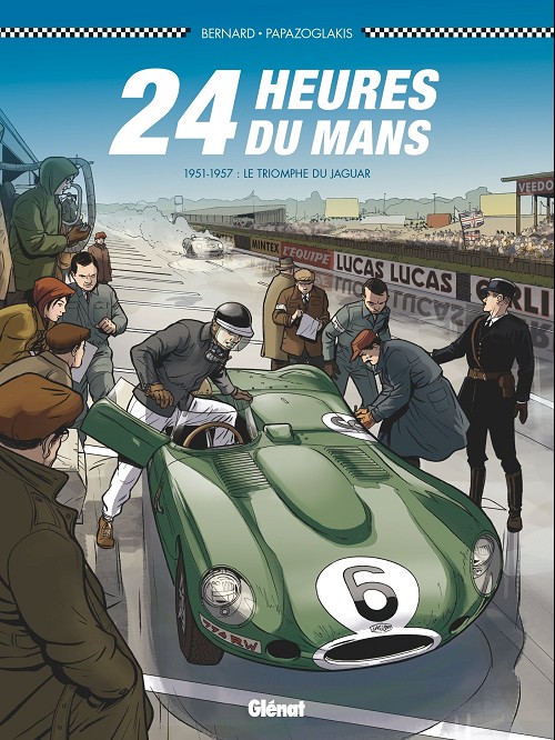 Couverture de l'album 24 Heures du Mans Tome 5 1951-1957 : le triomphe du jaguar