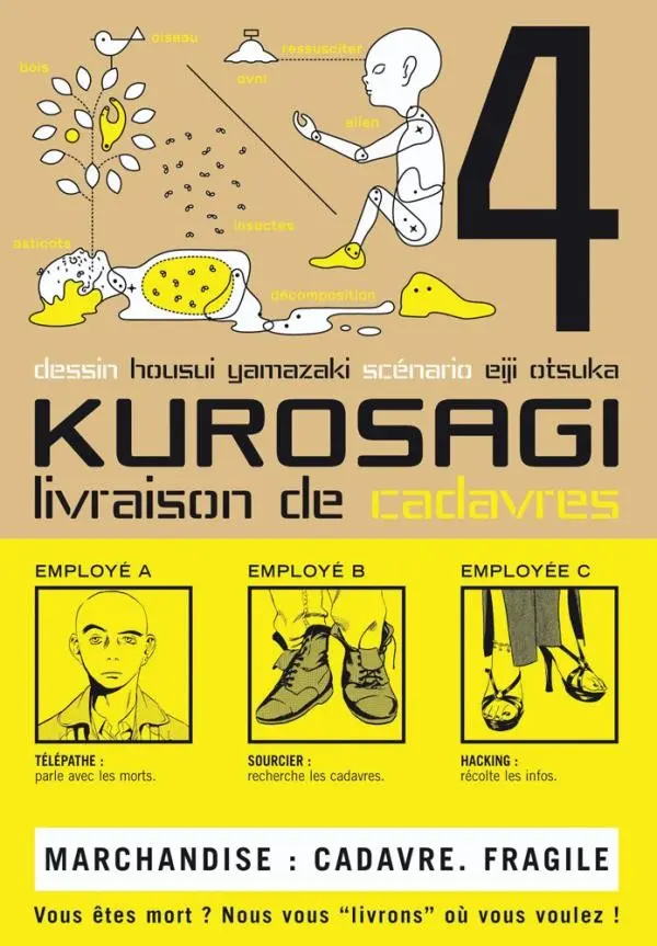 Couverture de l'album Kurosagi, livraison de cadavres 4