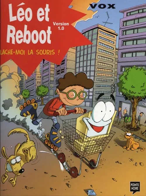 Couverture de l'album Léo et Reboot Tome 1 Lâche-moi la souris !