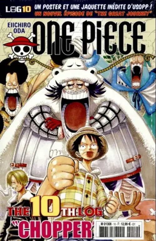 Couverture de l'album One Piece La collection - Hachette The 10th log