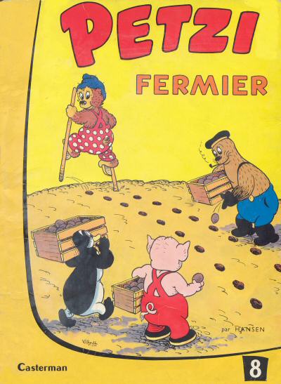 Couverture de l'album Petzi Tome 8 Petzi fermier