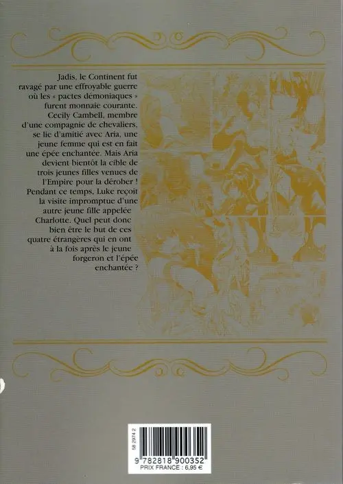 Verso de l'album The Sacred Blacksmith 3
