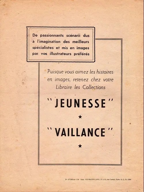 Verso de l'album La Vengeance de Dick Walter