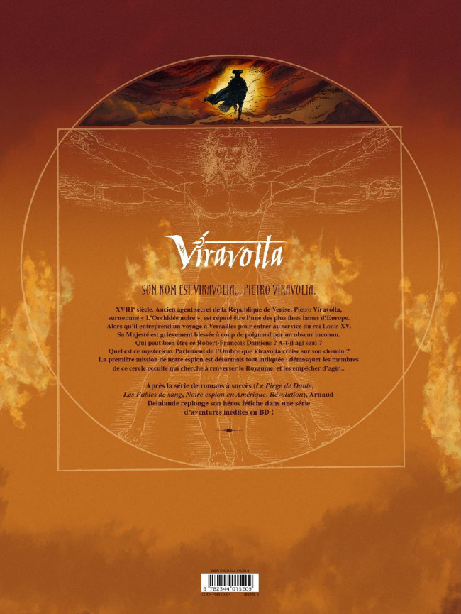Verso de l'album Viravolta Tome 1 L'orchidée noire