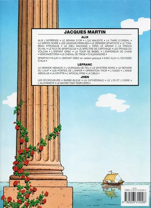 Verso de l'album Alix Tome 10 Iorix le grand